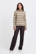 Fransa Frelly PU 1 Kvinde Walnut Mix Sweaters Loose Fit Str L - hos Ma...