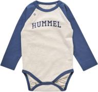 Hummel Hmlblixen Body L/S Str 2 år / 92 cm - Whitecap Gray Langærmede ...