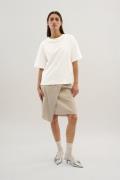 Karen by Simonsen Kbperry Tee Kvinde Bright White Solid Kortærmede T-s...