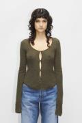 Hope Pelle Cardigan Kvinde Khaki Cardigans Str 40 - hos Magasin