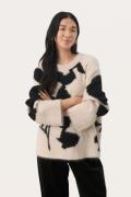 Part Two Lajlapw PU Kvinde French Oak Blurred Flower Sweaters Regular ...