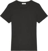 Marc O’Polo Tshirt, Short Sleeve, Round Neck Kvinde Black Kortærmede T...