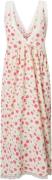 HUNKØN Nanna Dress Kvinde White Floral Maxi Kjoler Str L - hos Magasin