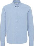 Casual Friday Cfanton LS Dobby Striped Shirt Mand Placid Blue Langærme...