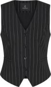 Bruuns Bazaar Decumariabbbielle Waistcoat Kvinde Black With Lurex Blaz...