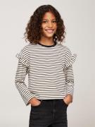 Tommy Hilfiger Stripe TEE LS Str 8 - Desert Sky Stripe Langærmede T-sh...