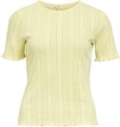 Object Objamalie S/S TOP E DIV Kvinde Lemon Meringue Toppe Str S - hos...