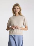 Neo Noir Missy Knit Tee Kvinde Sand Melange Sweaters Str 40 - hos Maga...