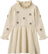 Fliink Benna BOW Dress Str 6Y/116 - Sandshell Kjoler Polyester hos Mag...