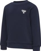 Hummel Hmlsanto Crew Suit Str 2 år / 92 cm - Blå Sweatshirts Bomuld ho...