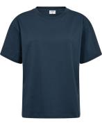 Filippa K Loose Fit Tee Kvinde Dawn Blue Kortærmede T-shirts Str L - h...