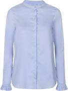 Mos Mosh Mattie Shirt Kvinde Light Blue Langærmede Skjorter Str L - ho...