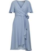 Christian Berg Cocktail Dress Kvinde Hellblau Midi Kjoler Str 38 - hos...