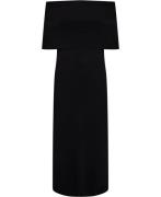 Filippa K Off Shoulder Dress Kvinde Black Midi Kjoler Str L - hos Maga...