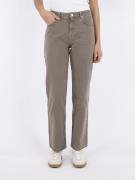 Neo Noir Simona D Pants Kvinde Dusty Brown Straight Jeans Str 44 - Den...