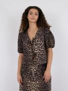 Neo Noir Bianca Leo Blouse Kvinde Leopard Toppe Str 40 - hos Magasin