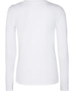 Levi's LS Baby TEE White + Kvinde Hvid Langærmede T-shirts Str L - hos...