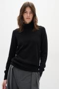 InWear Lukkaiw Rollneck Pullover Premium 100% Cashmere Kvinde Black Sw...