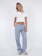 Neo Noir Sonar Mini Stripe Pants Kvinde Blue Bukser Med Brede Ben Str ...