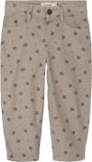 Lil' Atelier Nmfbella Shap Nola Cord Pant 8260m Str 92 - Gray Morn/flo...