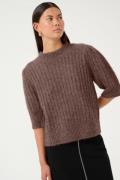 Karen by Simonsen Kbroma Pullover Kvinde Plum Truffle Sweaters Str L -...