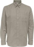 Selected Homme Slhregrickox Shirt LS Noos Mand Pure Cashmere Langærmed...