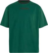 Kangol noa Tshirt Mand Green Kortærmede T-shirts Str L - Bomuld hos Ma...