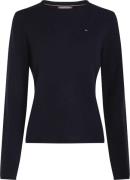 Tommy Hilfiger Soft Wool CNK Sweater Kvinde Desert Sky Sweaters Str L ...