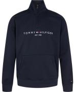 Tommy Hilfiger Tommy Logo Mockneck Mand Desert Sky Sweatshirts Regular...