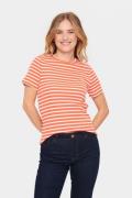 Saint Tropez Astersz SS Stripe Tshirt Kvinde Tigerlily Kortærmede T-sh...