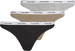 Calvin Klein Thong 3PK G-strenge Str L - hos Magasin