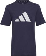 adidas Future Icons 3ipes Logo T-shirt 128 - T-shirts Bomuld hos Magas...