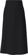 Pieces Pcfranan HW Midi Skirt Kvinde Sort Midi Nederdele Str L - hos M...