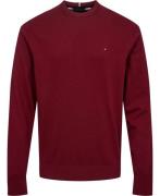 Tommy Hilfiger Pima ORG CTN Cashmere Crew Neck Mand Rouge Sweaters Str...