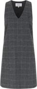 Soft Rebels Srannie Dress Kvinde Checked Grey Melange Midi Kjoler Str ...