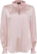 Sand 3176 Matt Lalie Blouse Kvinde Soft Pink Toppe Str 40 - Silke hos ...