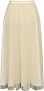 A-VIEW Tulle Skirt Kvinde Light Sand Maxi Nederdele Str 40 - hos Magas...