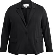 Evoked Vila Viloan L/S Fitted Blazer/su/cur N Kvinde Black Blazere Str...