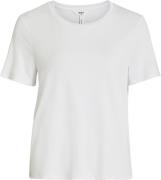 Object Objannie S/S Tshirt Noos Kvinde White Kortærmede T-shirts Str L...