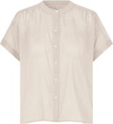 Lollys Laundry Myall Shirt SS Kvinde Creme Kortærmede Bluser Str L - B...