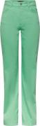 Pieces Pcholly HW Wide Jeans Colour Noos B Kvinde Absinthe Green Strai...