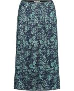 Baum und Pferdgarten Jolette Kvinde Green Sequince Flower Midi Nederde...