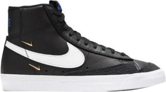 Nike Blazer mid '77 se Kvinde Black Sneakers Str 38 - Læder hos Magasi...