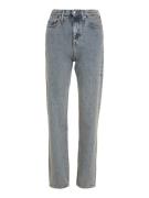 Calvin Klein High Rise Straight Kvinde 1a4 Straight Jeans Str W32 / L3...