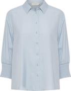 Cream Nolacr Shirt Kvinde Kentucky Blue Langærmede Skjorter Str 40 - h...