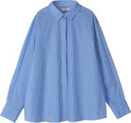 Stylein Jeanne Shirt Kvinde Striped Langærmede Skjorter Str S - hos Ma...