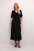 Kaffe Kavita Dress Kvinde Black Deep Maxi Kjoler Str 42 - hos Magasin