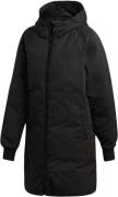 adidas Originals Long Down Jacket Kvinde Sort Dunjakker Str 38 - Polye...