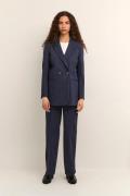 Karen by Simonsen Gabbikb Blazer Kvinde Navy W/green Stripe Blazere St...