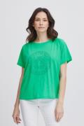 Fransa Frelina TEE 2 Kvinde Blarney Mix Kortærmede T-shirts Str L - ho...